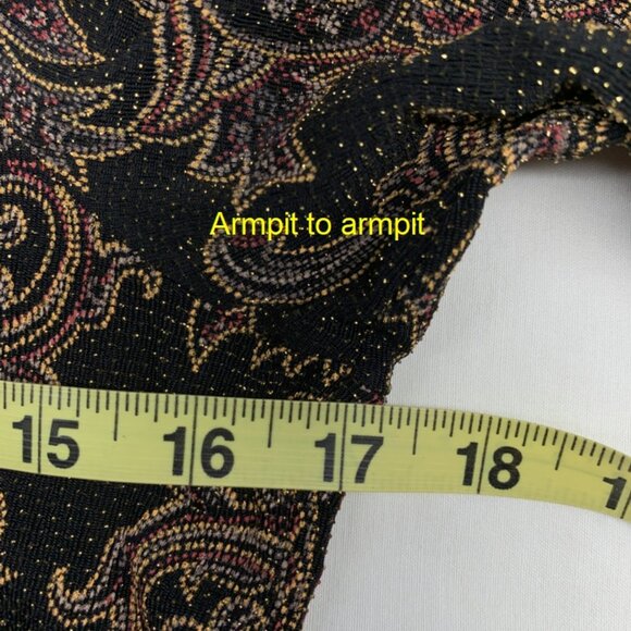 ConradC Long Sleeve Paisley Shirt/Top Size Small - Picture 4 of 8